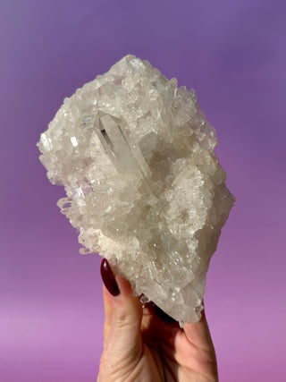 ROCK CRYSTAL CLUSTER - A QUALITY (12) Cluster The Crystal Avenues
