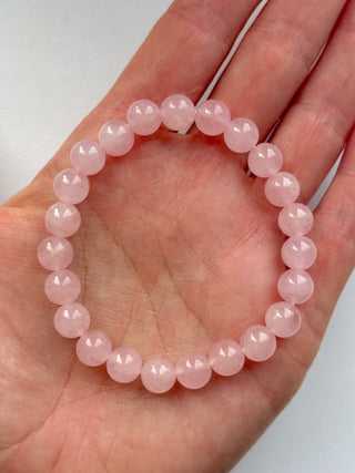 ROSE QUARTZ BRACELET (8MM) Bracelet The Crystal Avenues