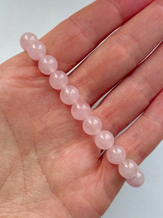 ROSE QUARTZ BRACELET (8MM) Bracelet The Crystal Avenues