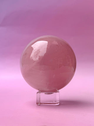 ROSE QUARTZ SPHERE (1) The Crystal Avenues