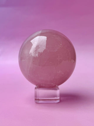 ROSE QUARTZ SPHERE (2) The Crystal Avenues