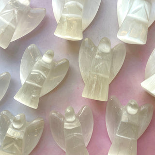 SELENITE ANGEL The Crystal Avenues
