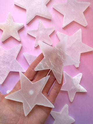 SELENITE CHARGING PLATE (STAR) The Crystal Avenues 7-8 cm.
