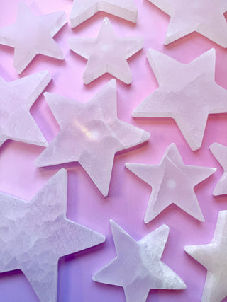 SELENITE CHARGING PLATE (STAR) The Crystal Avenues