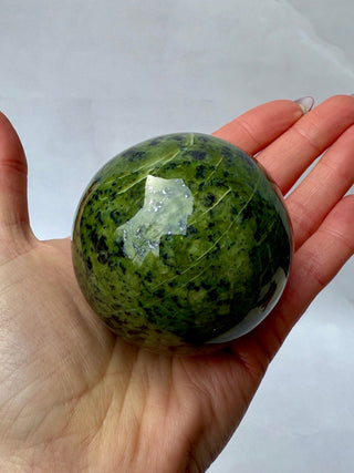 SERPENTINE SPHERE (2) sphere The Crystal Avenues