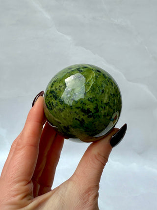 SERPENTINE SPHERE (2) sphere The Crystal Avenues