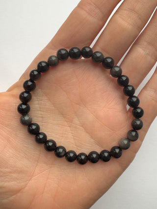 SILVER OBSIDIAN BRACELET Bracelet The Crystal Avenues