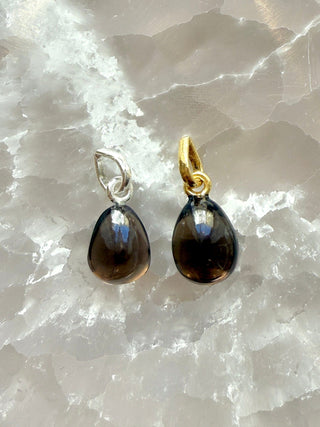 SMOKEY QUARTZ CRYSTAL NECKLACE - 'NUGGET' PENDANT Necklace The Crystal Avenues