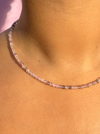 SUPER SEVEN FACET CHOKER NECKLACE Necklace The Crystal Avenues