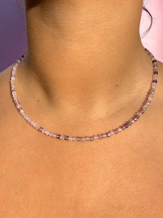 SUPER SEVEN FACET CHOKER NECKLACE Necklace The Crystal Avenues