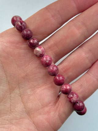 THULITE BRACELET (8MM) Bracelet The Crystal Avenues