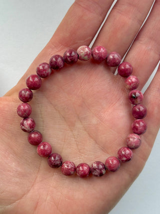 THULITE BRACELET (8MM) Bracelet The Crystal Avenues