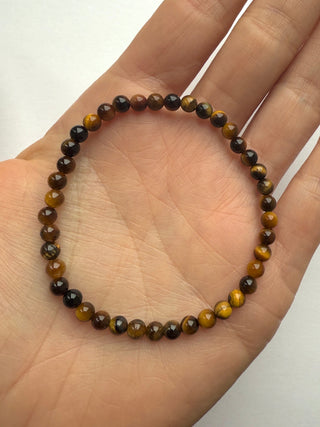 TIGER EYE BRACELET (4MM) Bracelet The Crystal Avenues