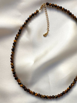 TIGERS EYE CHOKER NECKLACE Necklace The Crystal Avenues
