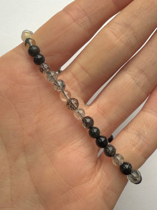 TOURMALINE QUARTZ BRACELET (4MM) Bracelet The Crystal Avenues