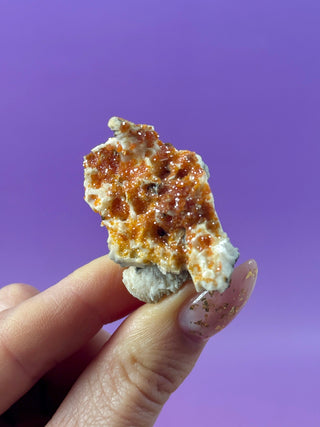 VANADINITE ON BARITE (4) Raw Crystal The Crystal Avenues