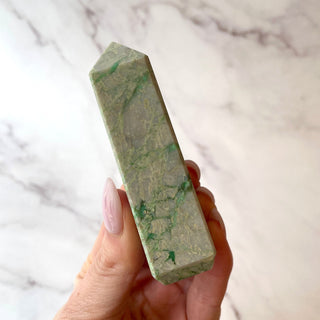 VARISCITE TOWER (3) tumble stone The Crystal Avenues