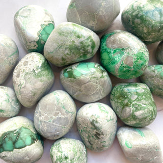 VARISCITE TUMBLE STONES tumble stone The Crystal Avenues