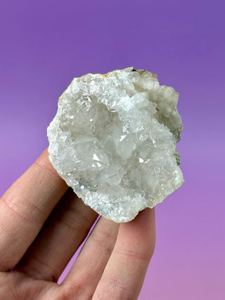 WHITE QUARTZ FRIENDSHIP GEODE (13A) The Crystal Avenues