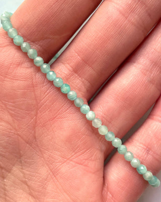 AMAZONITE FACET STRETCH BRACELET Bracelet The Crystal Avenues