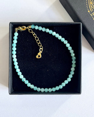 AMAZONITE FACETED BRACELET Bracelet The Crystal Avenues