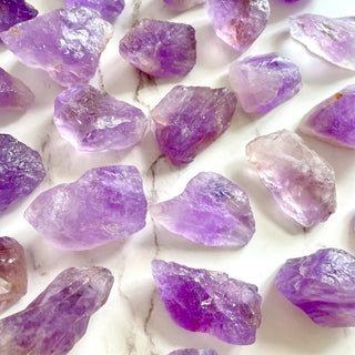 AMETHYST RAW POCKET STONE Raw Crystal The Crystal Avenues