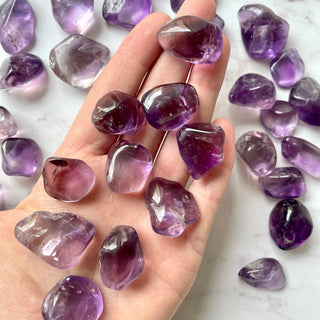 AMETHYST TUMBLE STONE Tumble stone The Crystal Avenues