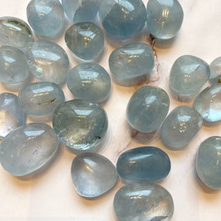 CELESTITE TUMBLE STONE Cluster The Crystal Avenues