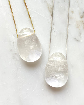 CRYSTAL NECKLACE - ROCK CRYSTAL Necklace The Crystal Avenues