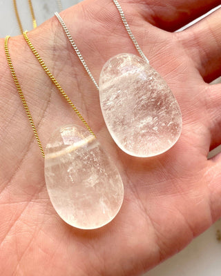 CRYSTAL NECKLACE - ROCK CRYSTAL Necklace The Crystal Avenues