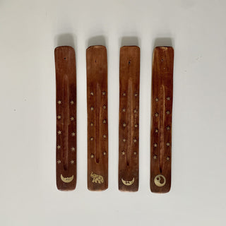 INCENSE BURNER BRASS SYMBOL The Crystal Avenues