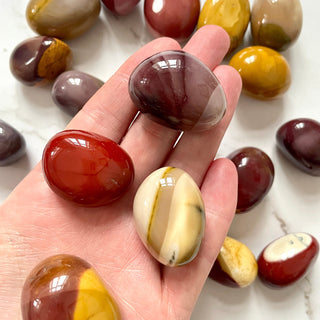 MOOKAITE JASPER TUMBLE STONE tumble stone The Crystal Avenues