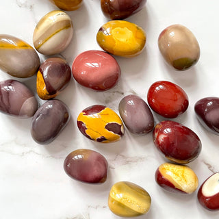MOOKAITE JASPER TUMBLE STONE tumble stone The Crystal Avenues