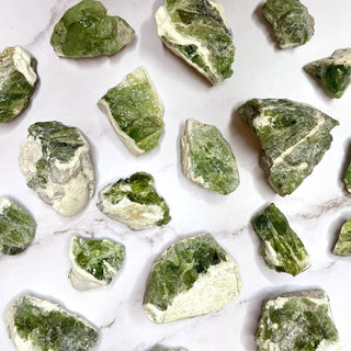 PERIDOT RAW Bracelet The Crystal Avenues