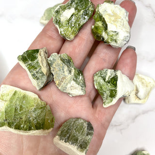 PERIDOT RAW Bracelet The Crystal Avenues