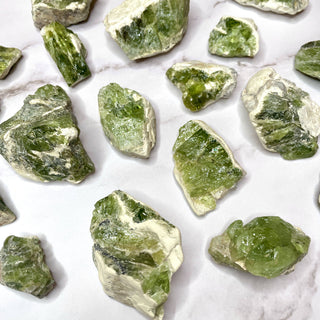 PERIDOT RAW Bracelet The Crystal Avenues