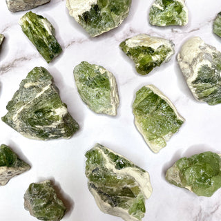 PERIDOT RAW Bracelet The Crystal Avenues