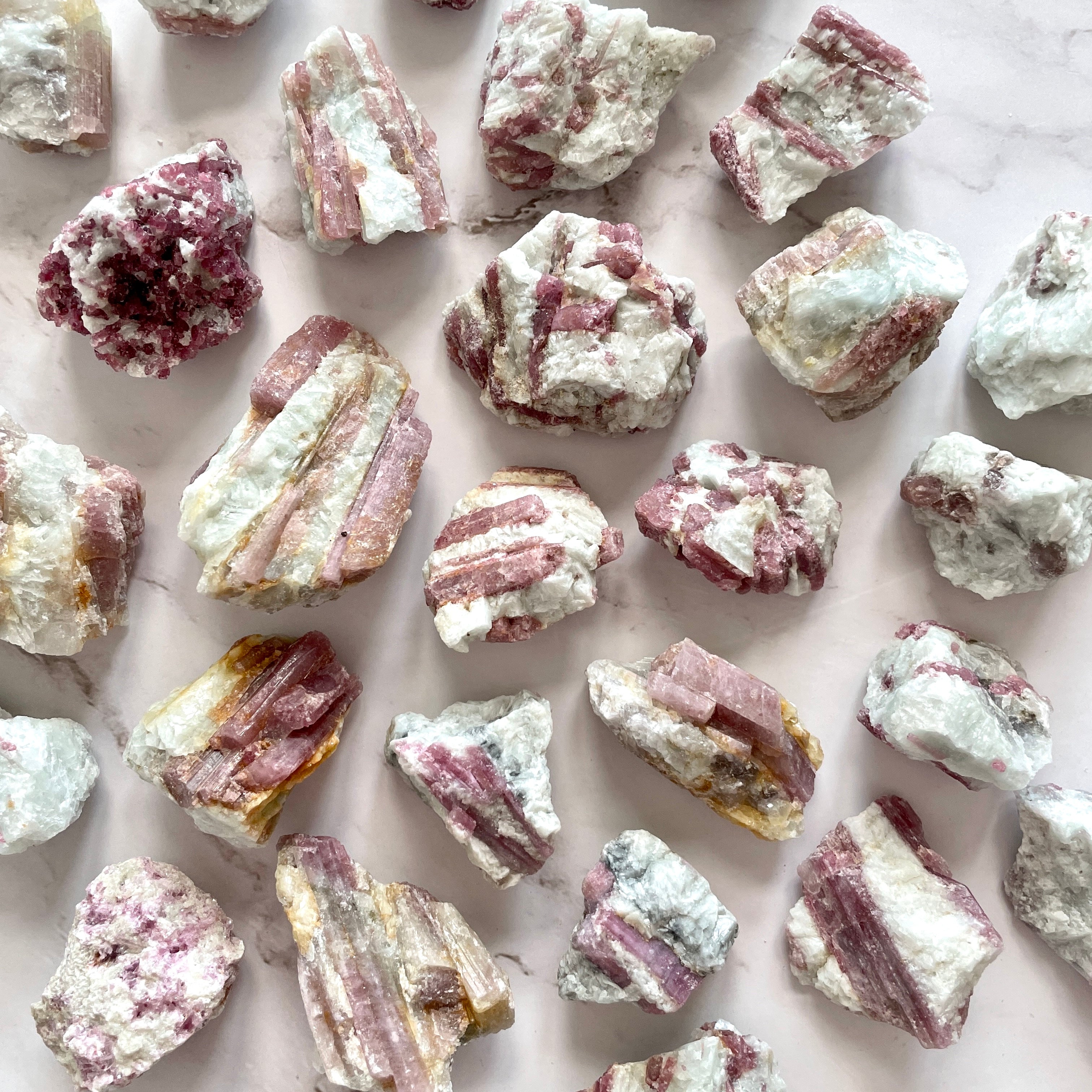 Raw Pink Tourmaline store at Quartz