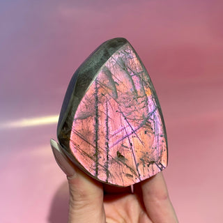 PURPLE LABRADORITE FREEFORM (7) tumble stone The Crystal Avenues