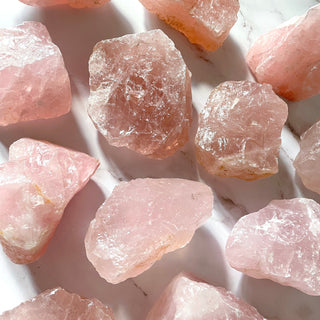 ROSE QUARTZ MEDIUM CHUNK Raw Crystal The Crystal Avenues