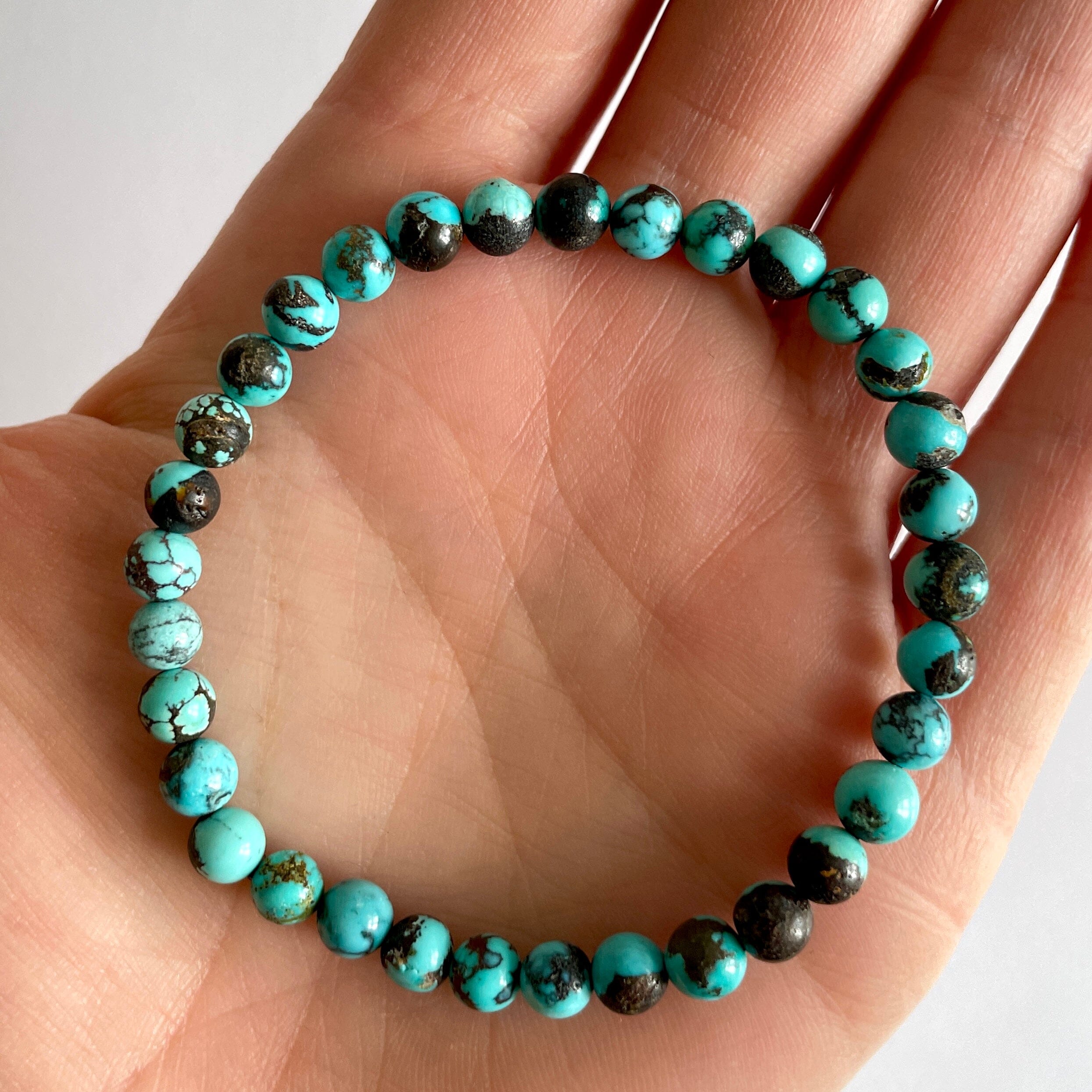 Women's Turquoise Bracelets #2 - Rhodonite & Facete Turquoise