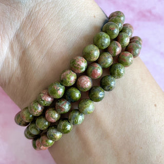 UNAKITE BRACELET Bracelet The Crystal Avenues