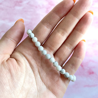WHITE HOWLITE BRACELET Bracelet The Crystal Avenues