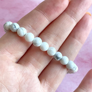 WHITE HOWLITE BRACELET Bracelet The Crystal Avenues