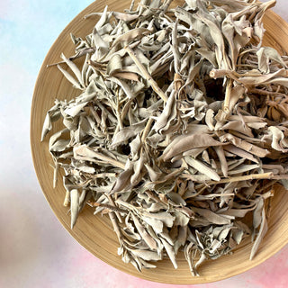 WHITE SAGE LOOSE Smudge Stick The Crystal Avenues