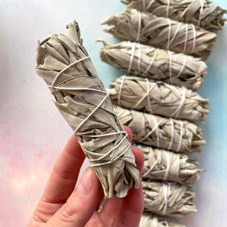 WHITE SAGE STICK Smudge Stick The Crystal Avenues