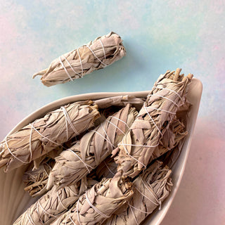 WHITE SAGE STICK Smudge Stick The Crystal Avenues