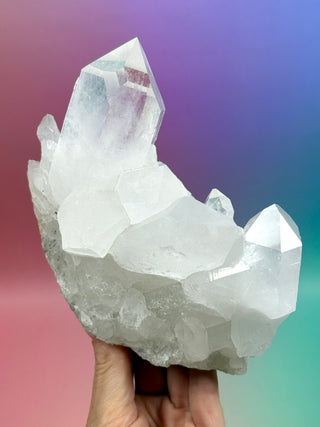 ROCK CRYSTAL CLUSTER - A-Quality from Brazil (9)