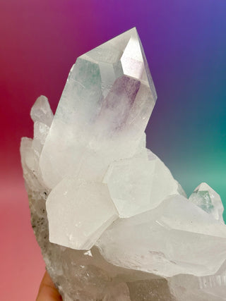 ROCK CRYSTAL CLUSTER - A-Quality from Brazil (9)