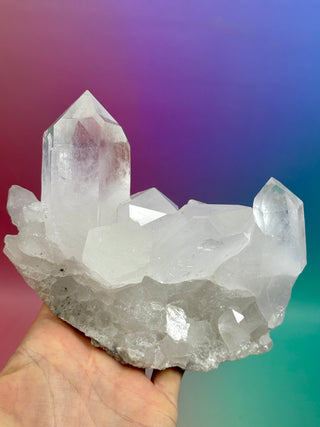 ROCK CRYSTAL CLUSTER - A-Quality from Brazil (9)